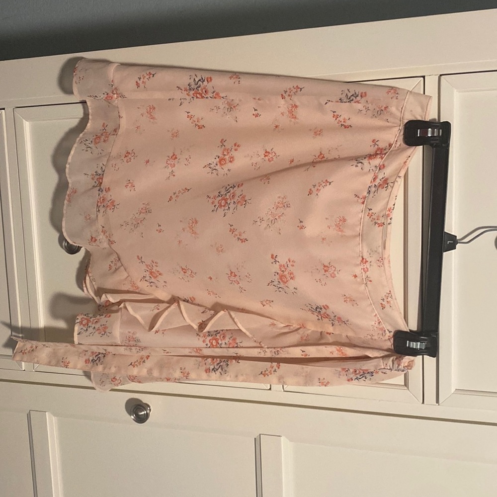 Pink pastel flower skirt